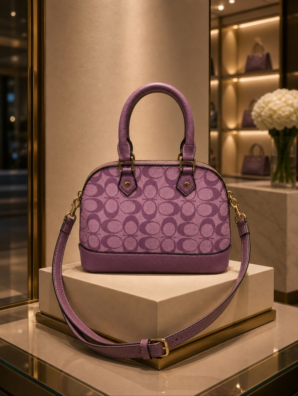 FASHION Dome Satchel/Crossbody Handbag